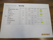 4/22現在　開花情報：画像